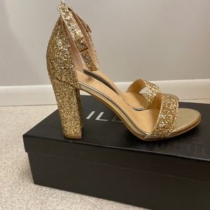 Gold Dance Heels